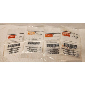 Lot of 4 Dayton 1L632 Stainless Steel 1/4" Shaft Collar Set Screw. Free Shipping